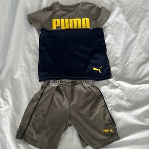 Puma Size 4 Matching Short and Shirt set